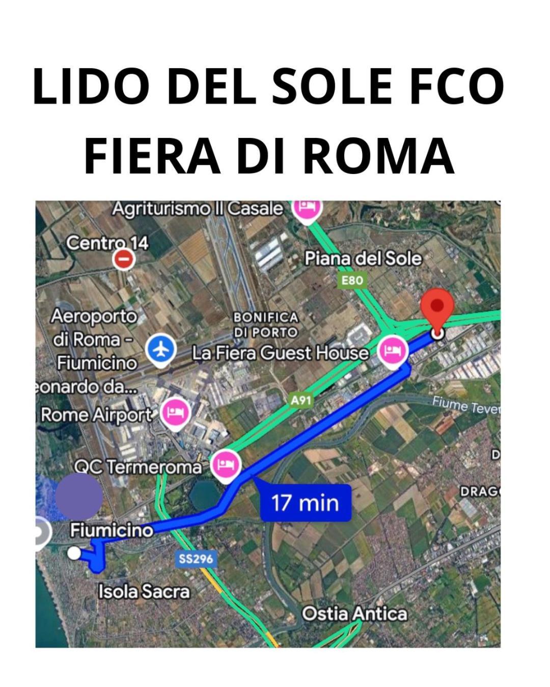 Lido Del Sole Fco Lejlighed Fiumicino Eksteriør billede